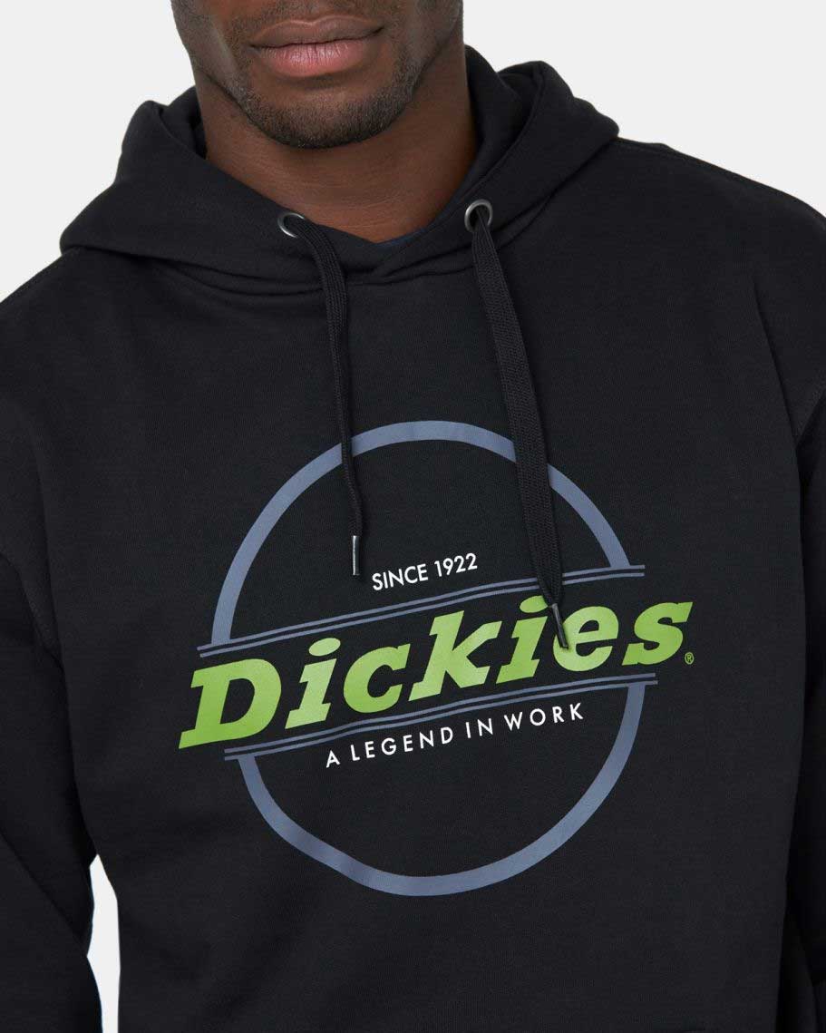 Dickies Towson Graphic Hoodie in Black 