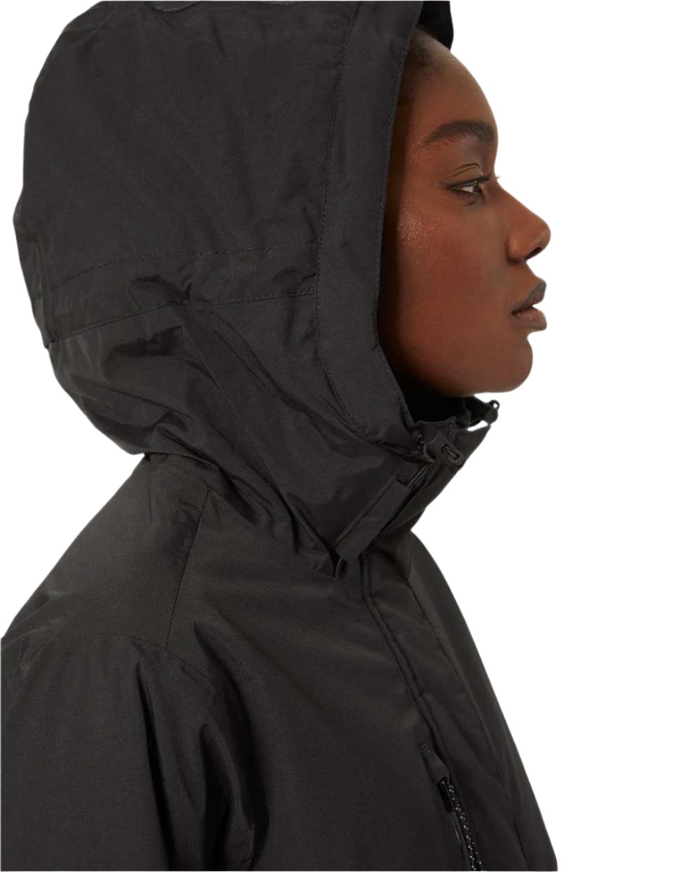 Helly Hansen Adore Ladies Insulated Rain Coat in Black 