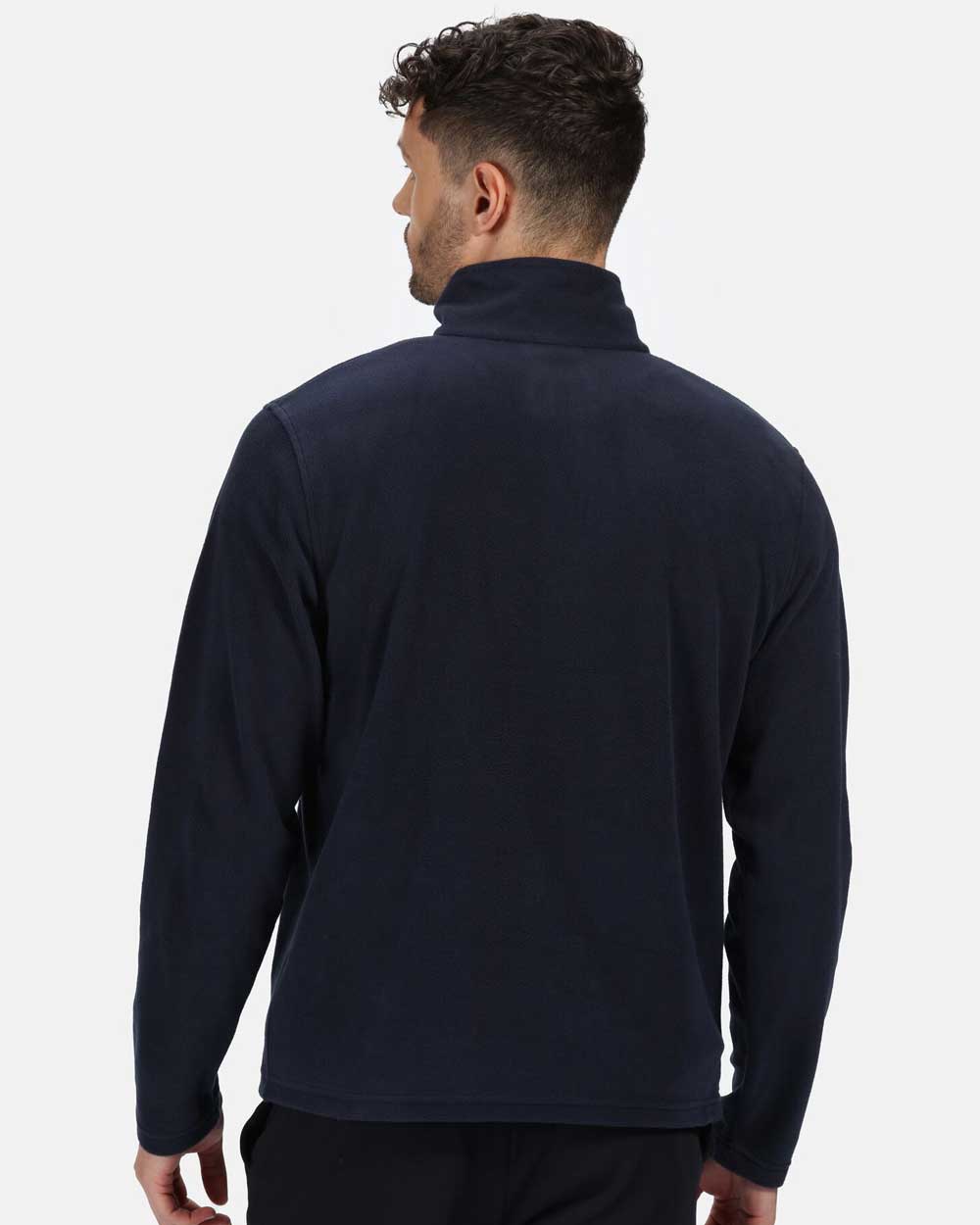 Regatta Micro Zip Neck Fleece in Dark Navy 