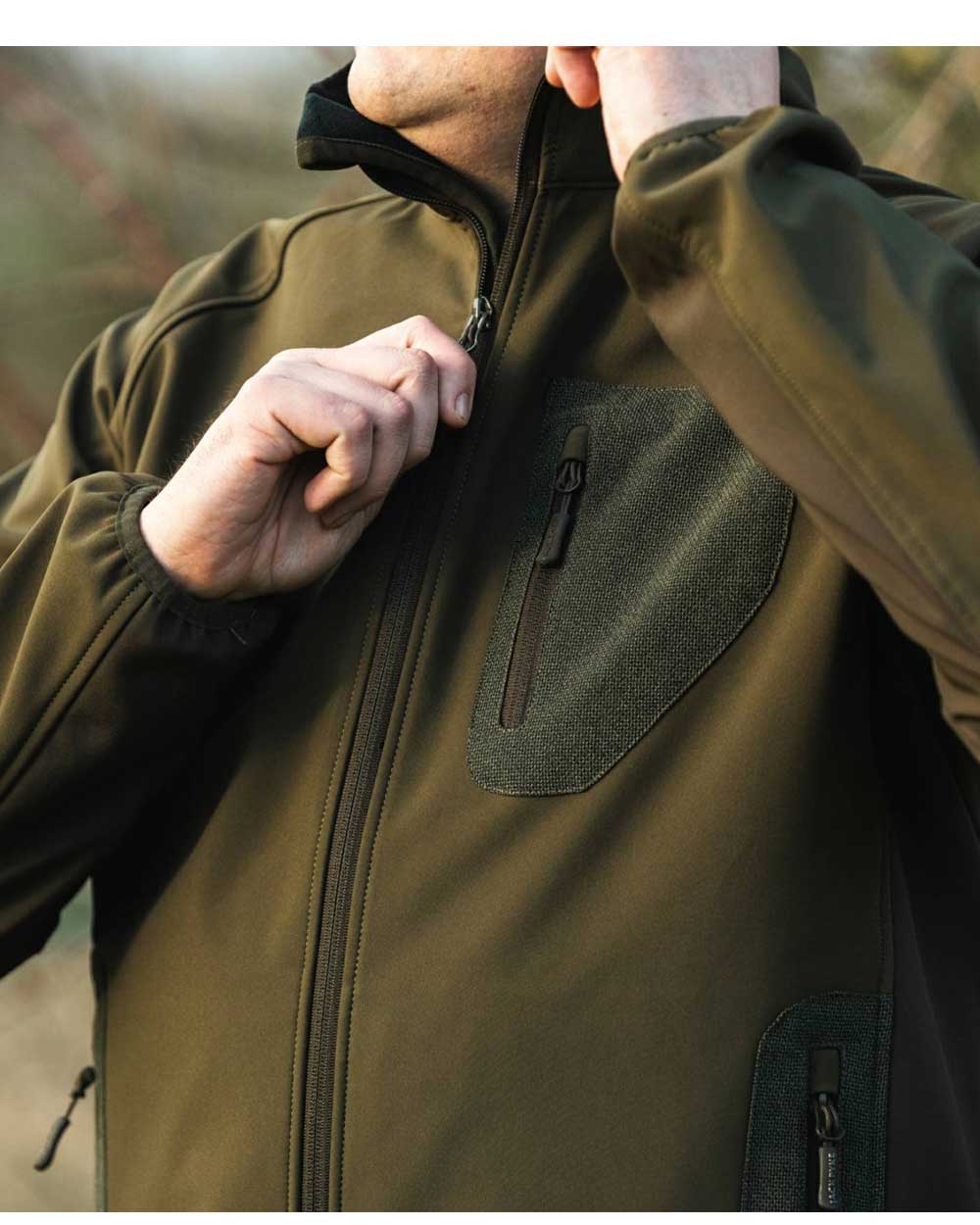 Jack Pyke Weardale Softshell Jacket in Green