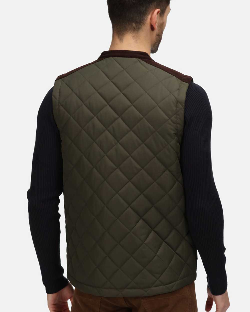 Regatta Moreton Quilted Gilet in Dark Khaki 