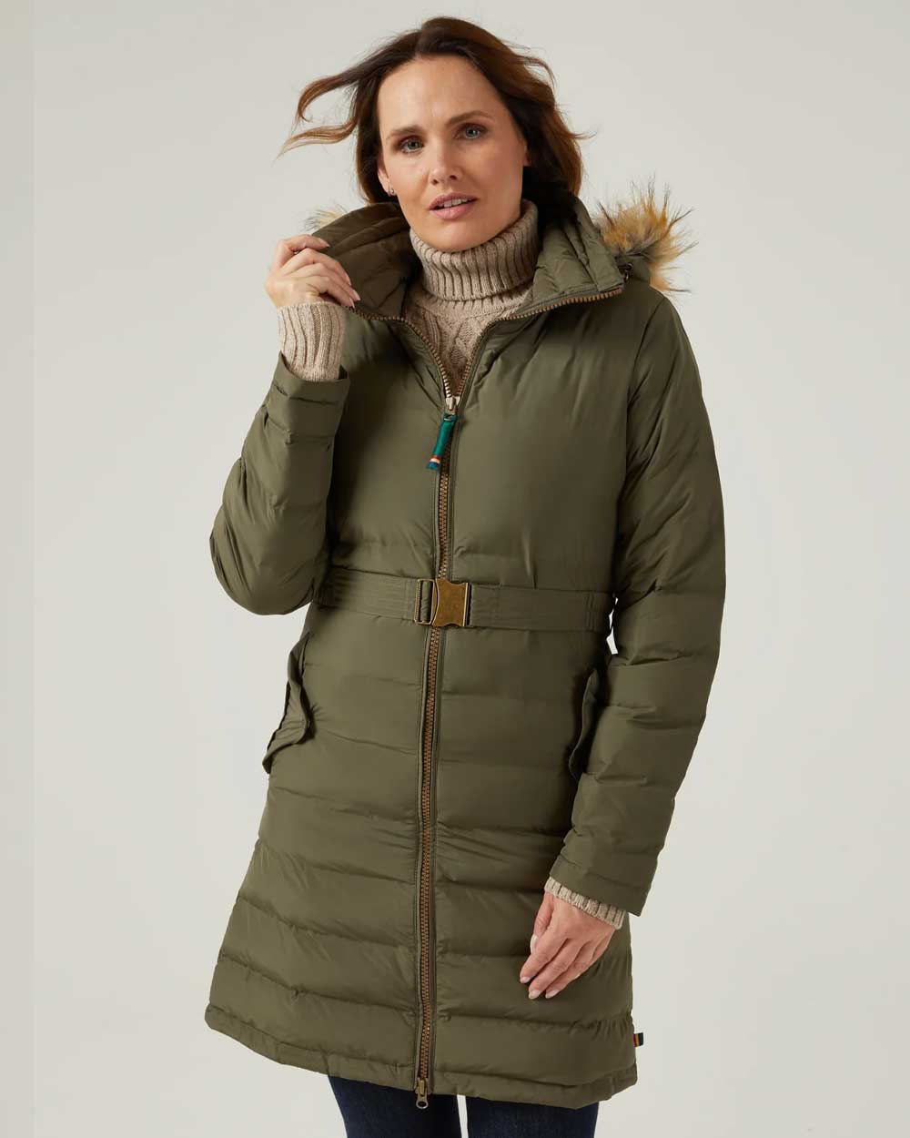 Alan Paine Calsall Ladies Jacket in Olive 