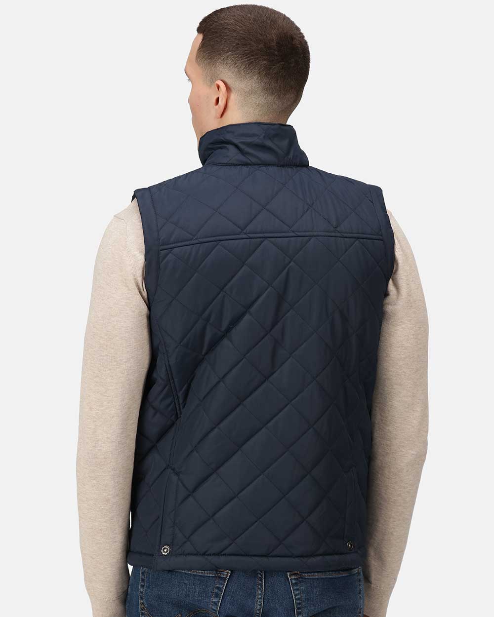 Regatta Tyler Diamond Quilt Bodywarmer in Navy 