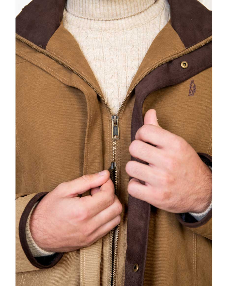 Jack Murphy Emmet Waterproof Long Coat in Camel 