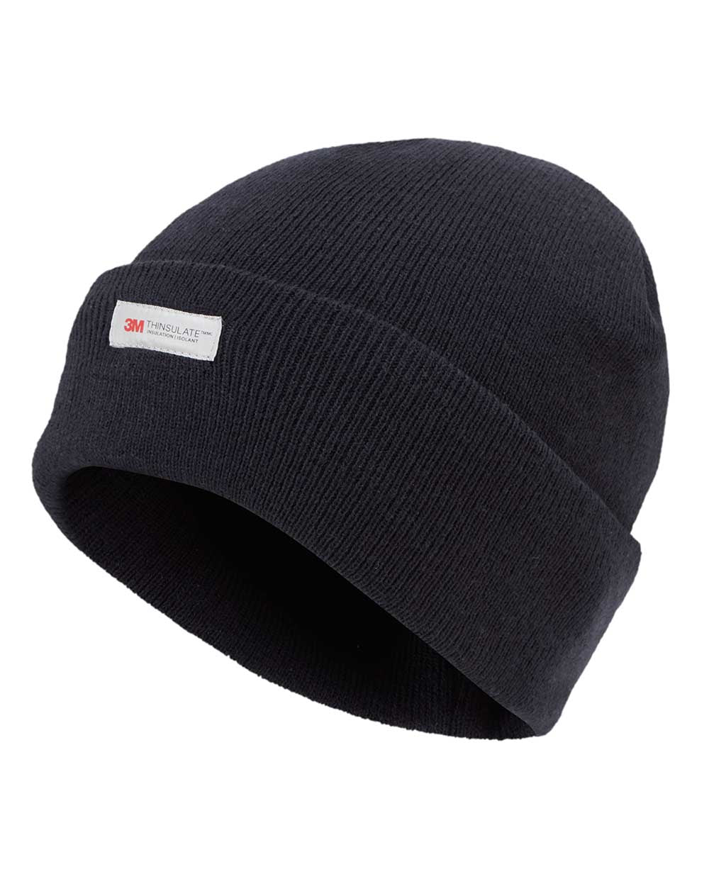 Navy thinsulate knitted beanie cap 