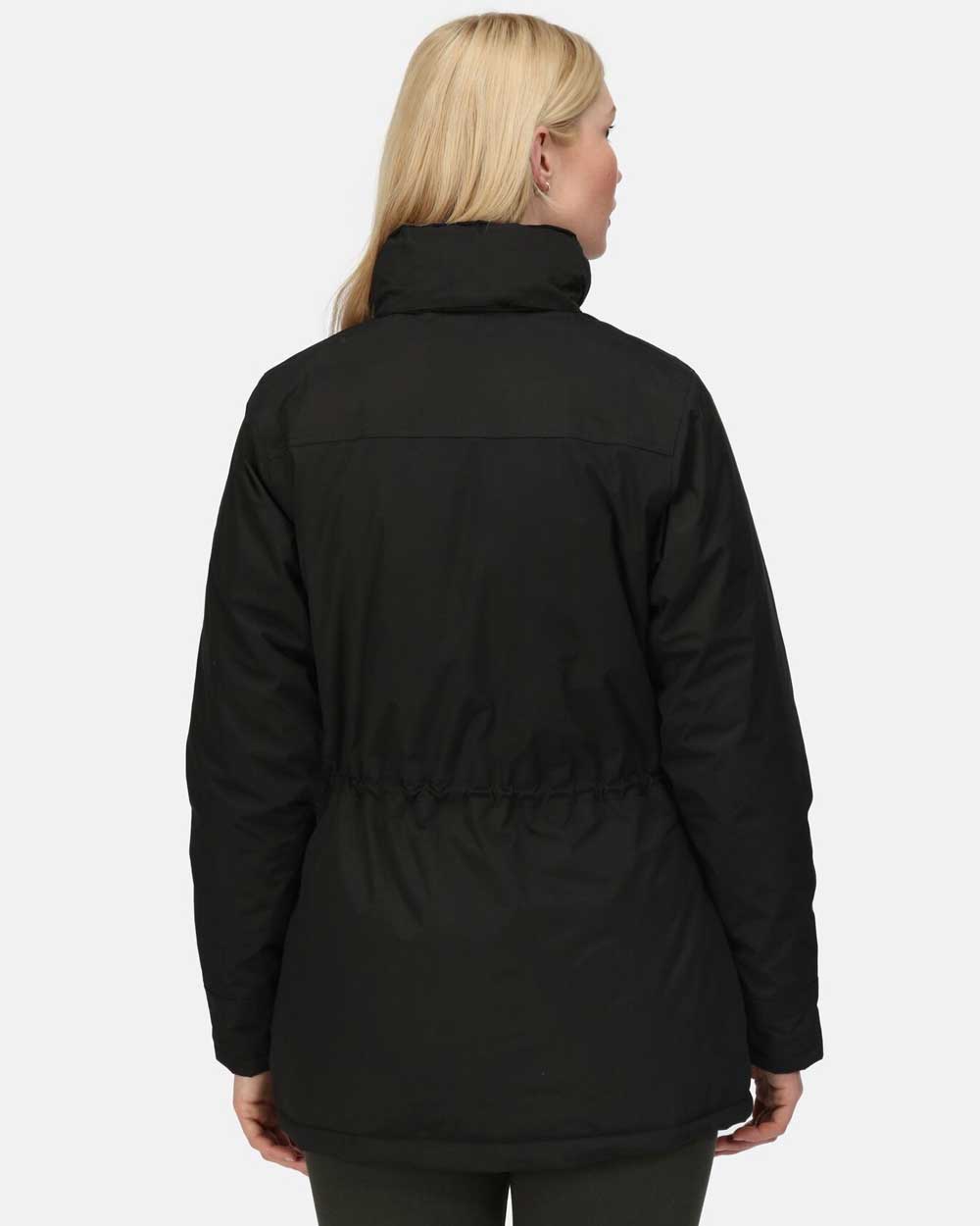 Regatta Womens Darby III Insulated Parka Jacket In Black 