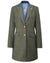 Alan Paine Combrook Ladies Mid Thigh Coat in Spruce #colour_spruce