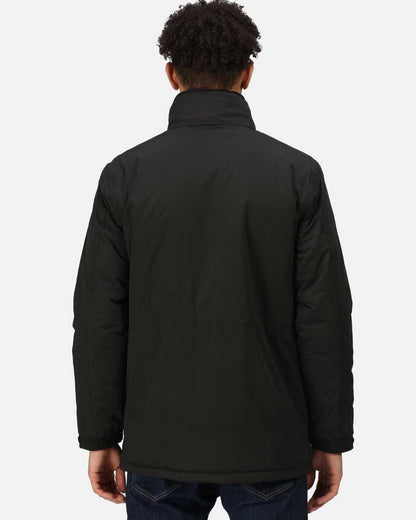 Regatta Darby III Insulated Parka Jacket In Black 