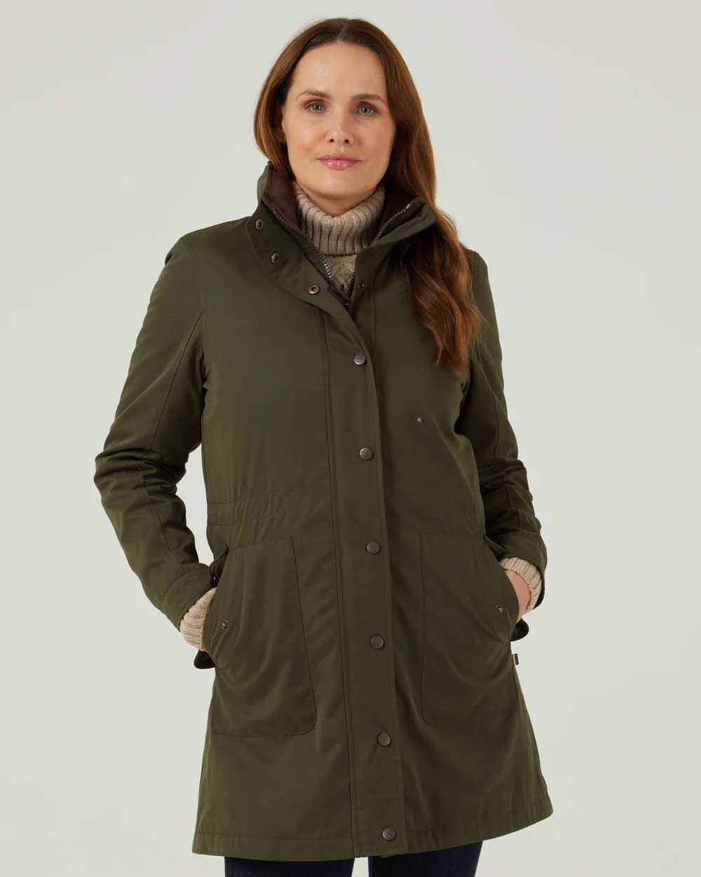 Alan Paine Milwood Womens Jacket in Olive