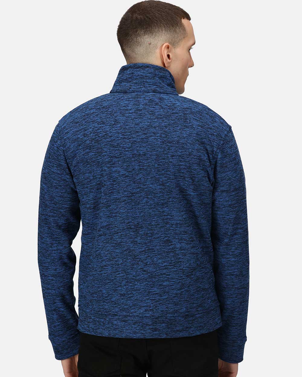 Regatta Thornly Full Zip Marl Fleece in Navy Marl 