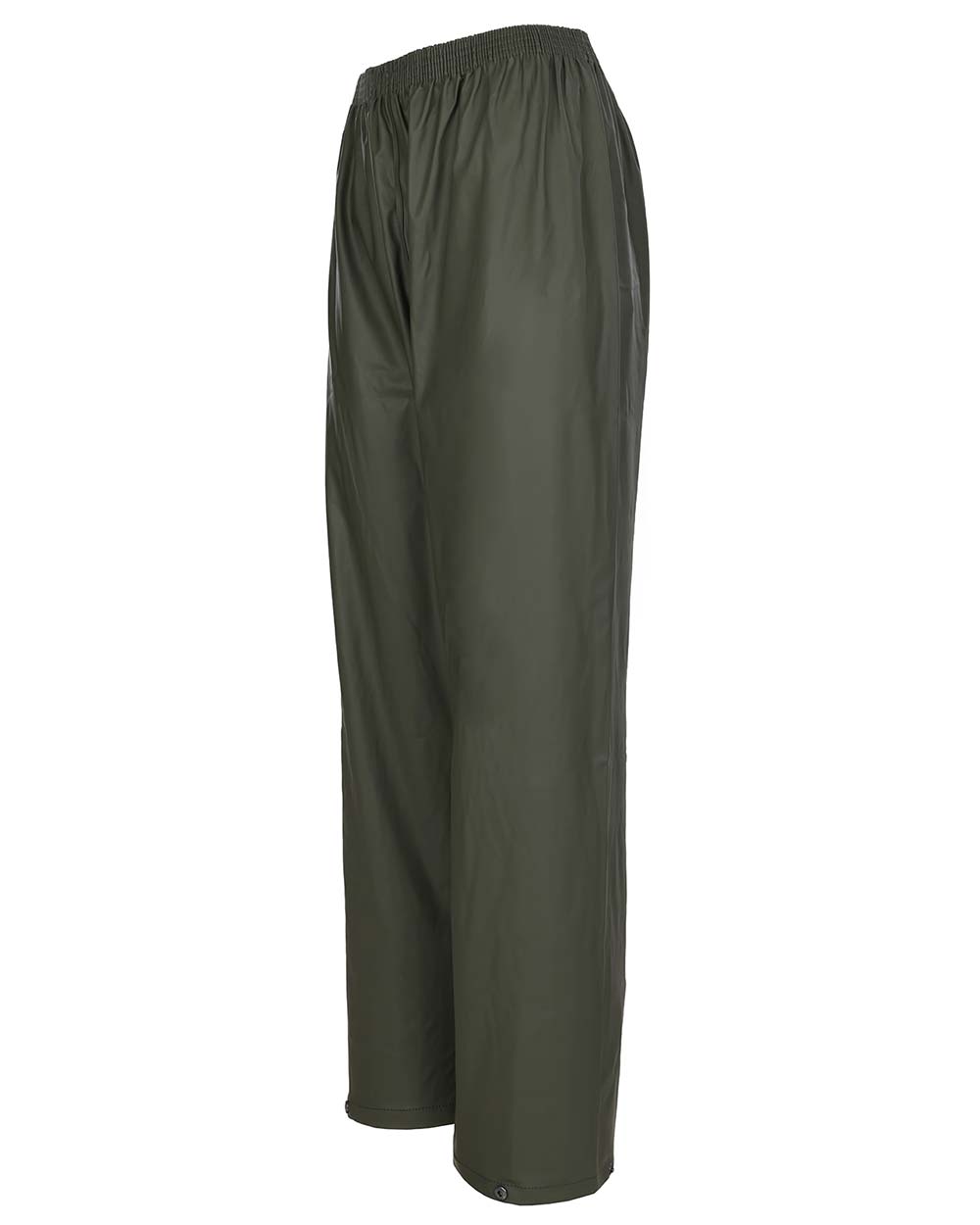 Left side view Fort Airflex Waterproof Breathable Trousers in Olive 