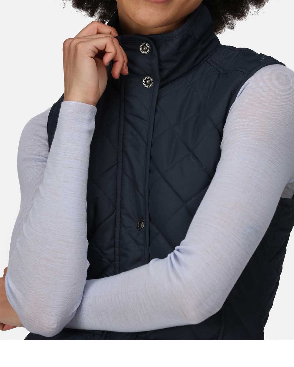 Regatta Womens Tarah Diamond Quilt Bodywarmer in Navy 