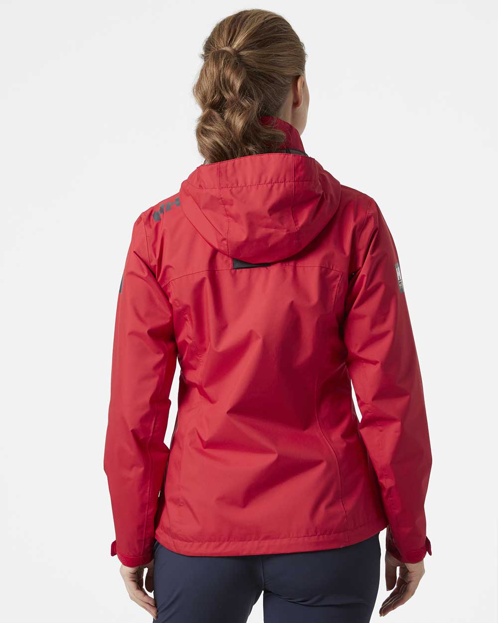 Helly Hansen Womens Crew Hooded Jacket In Red 