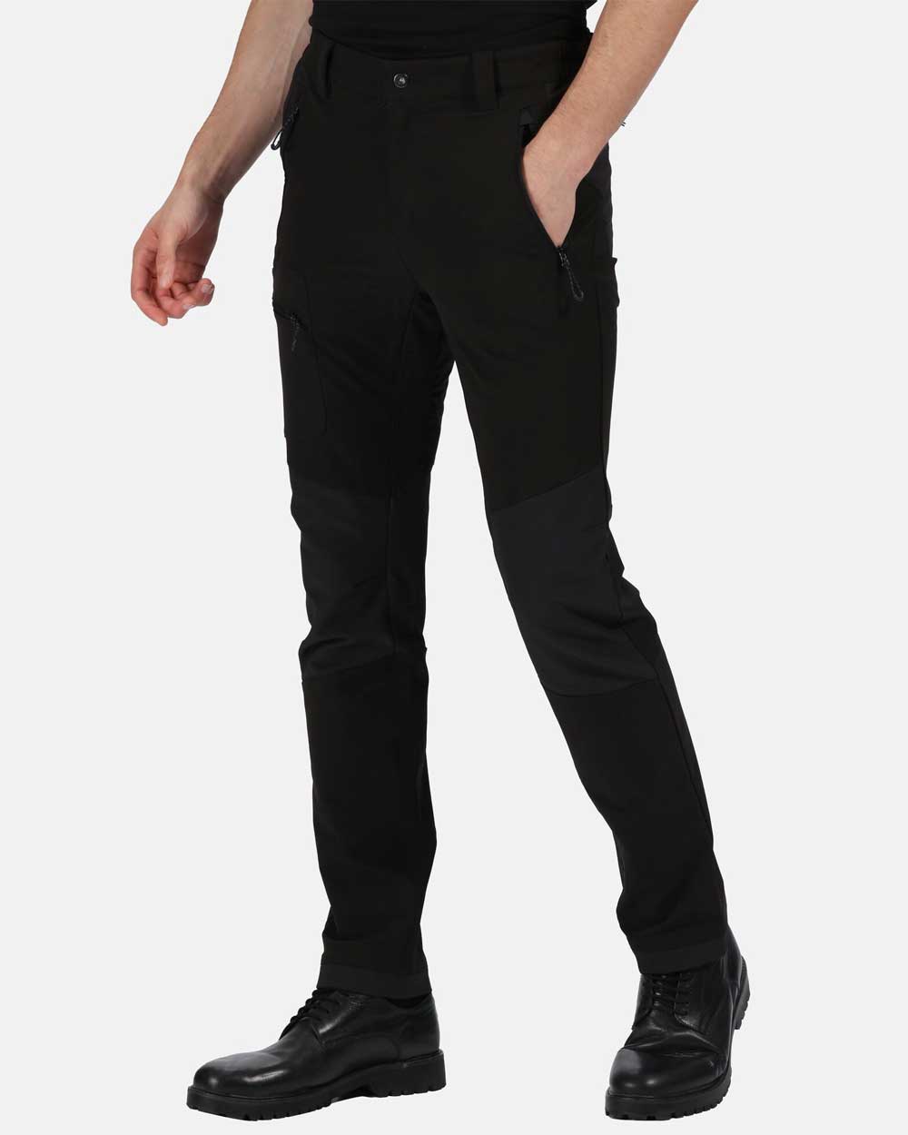 Regatta Prolite Softshell Stretch Trousers in Black 