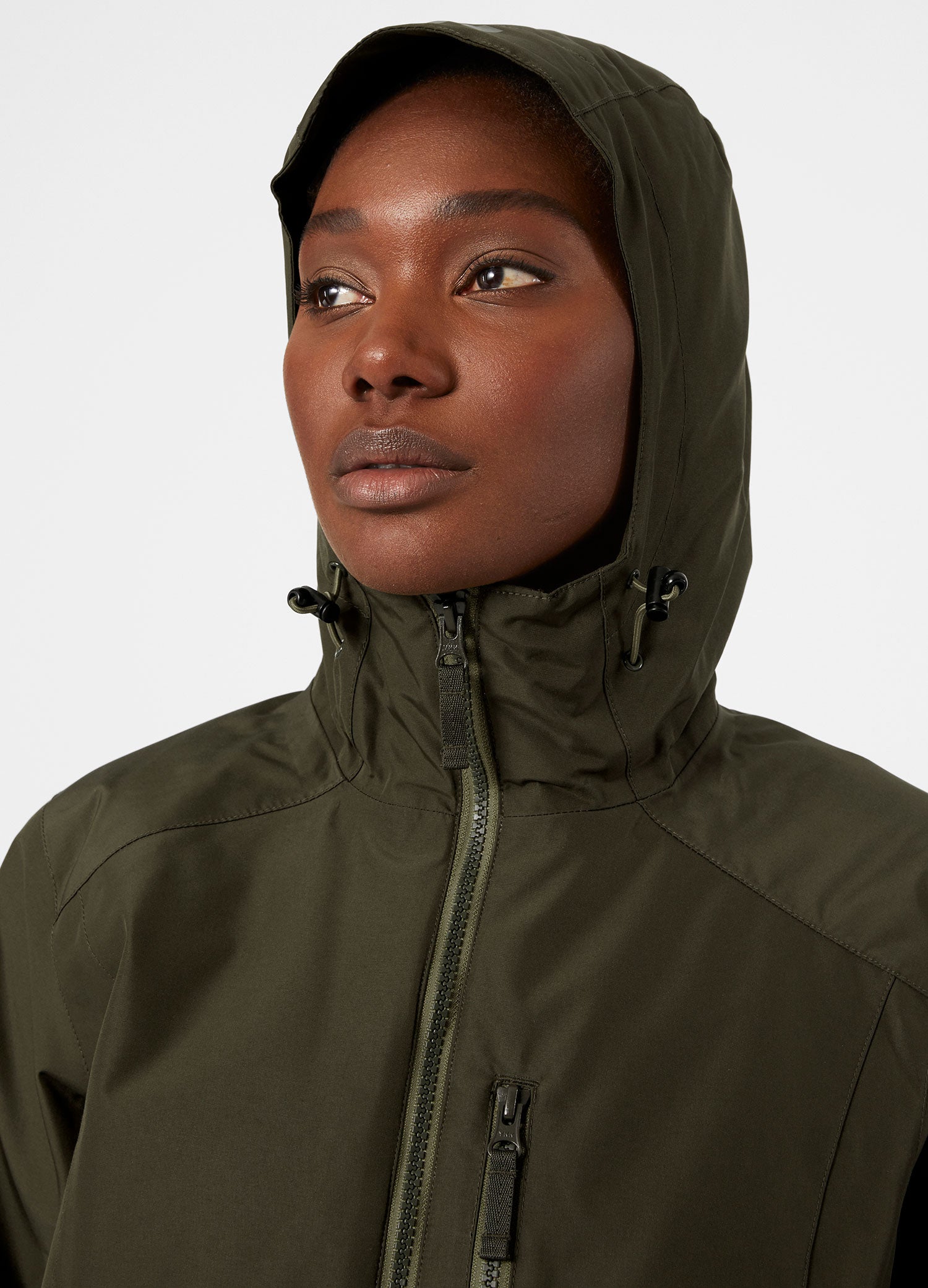 Helly hansen cheap green rain jacket