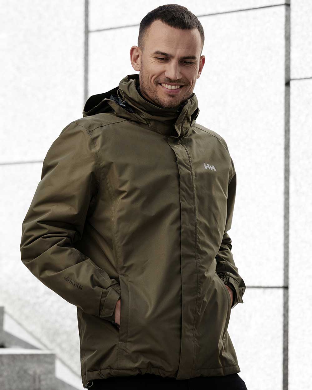 Helly Hansen Dubliner Insulated Waterproof Jacket- UTILITY GREEN 