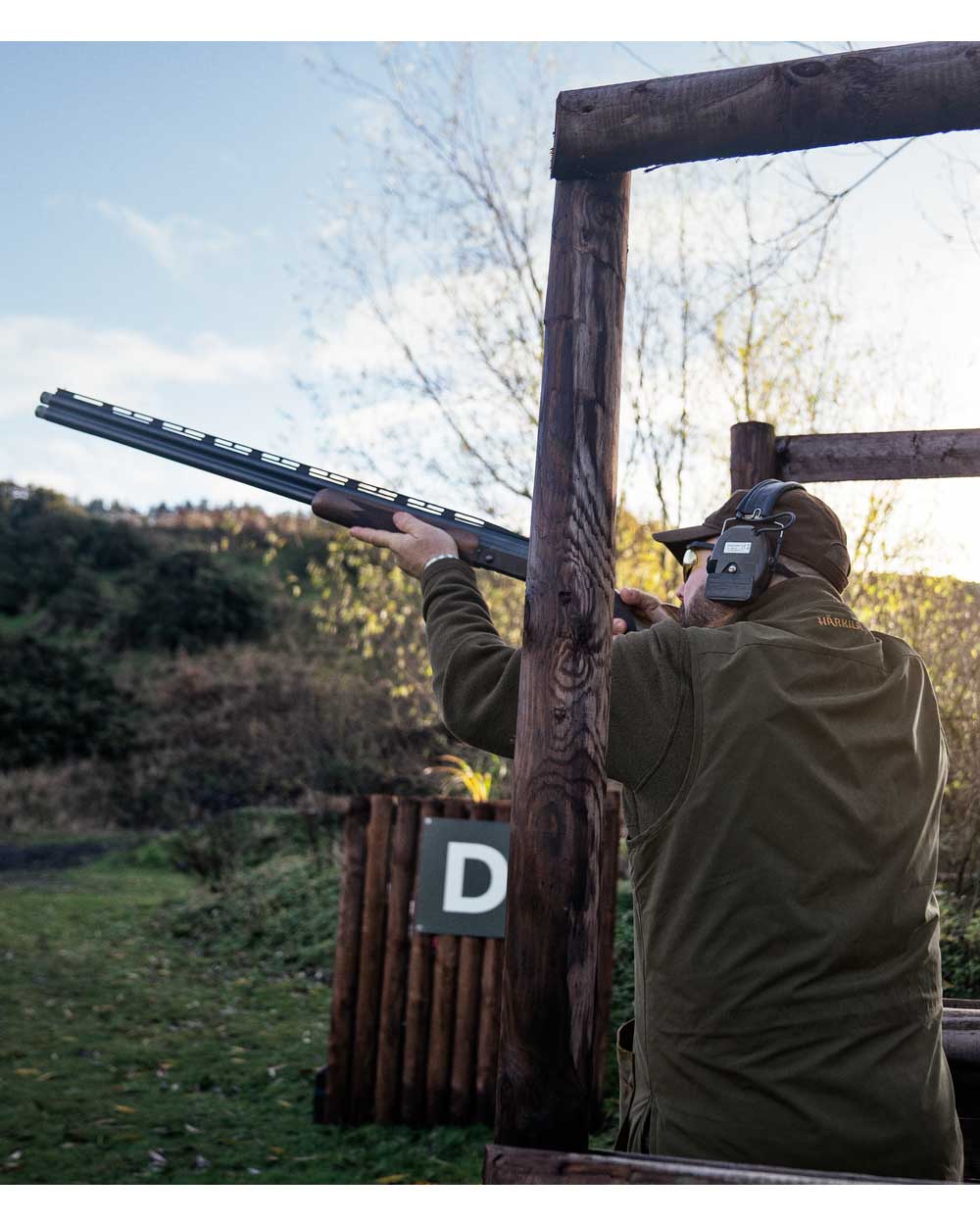 Harkila Rannoch HSP Shooting Waistcoats In Willow Green 