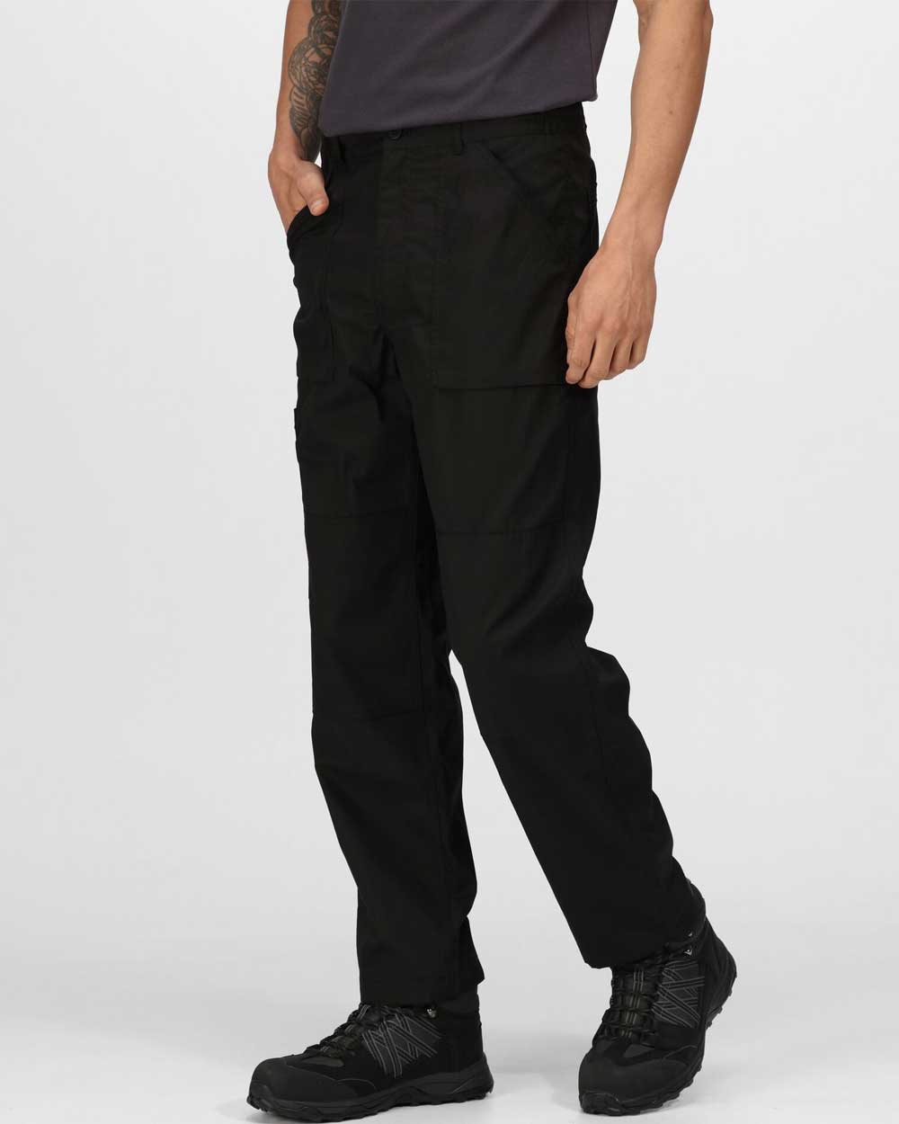 Regatta Lined Action Trousers in Black 