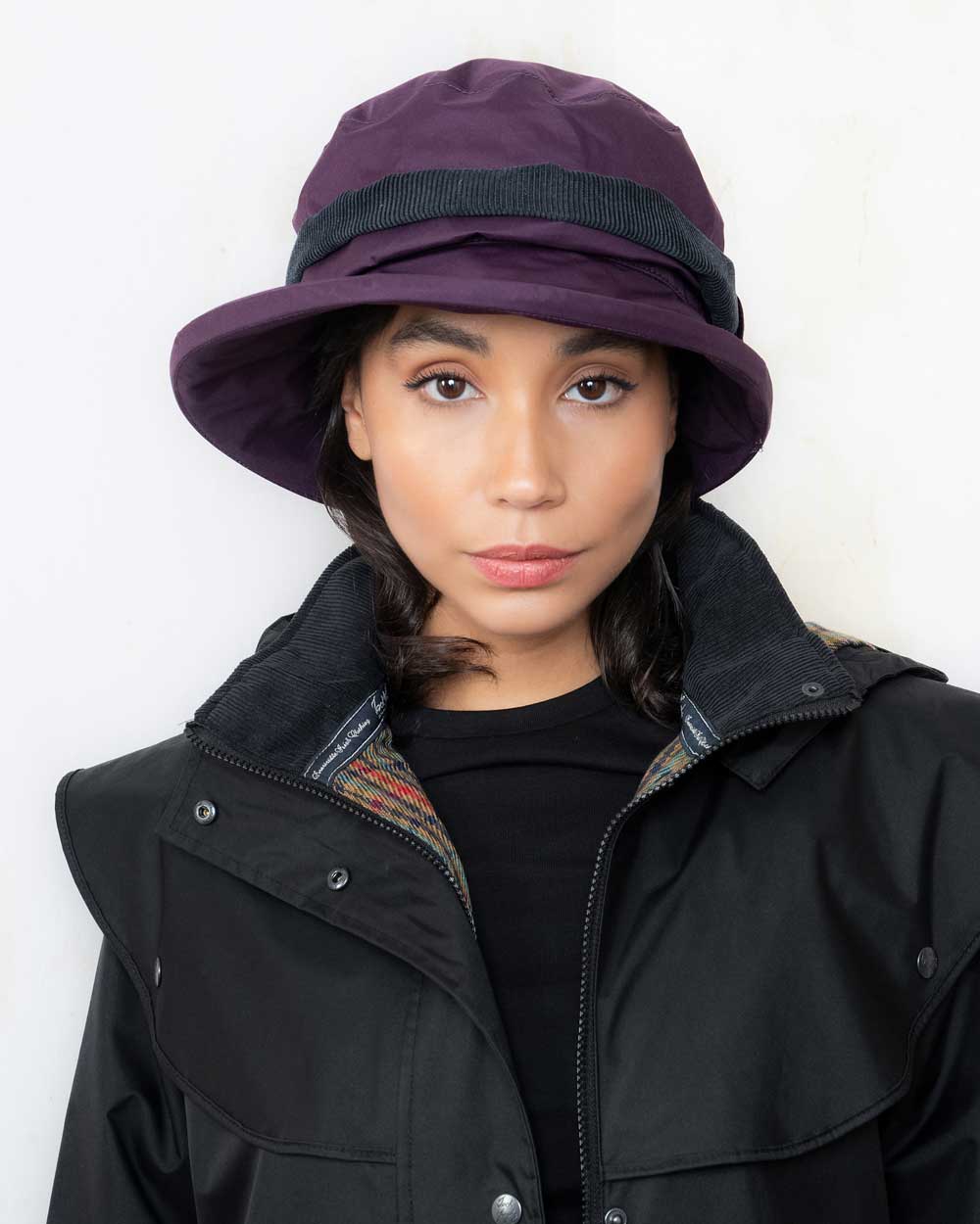 Jack Murphy ladies Waterproof Malvern hat Blackberry 