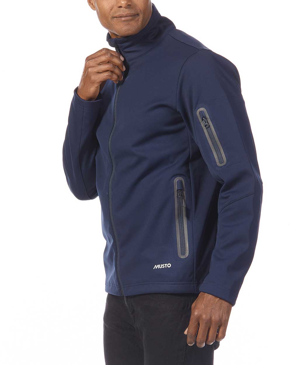 Musto Mens Essential Softshell Jacket in Navy 