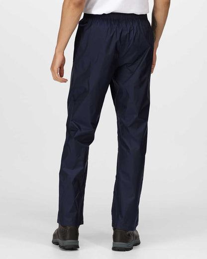 Regatta Pro Packaway Breathable Overtrousers in Navy 