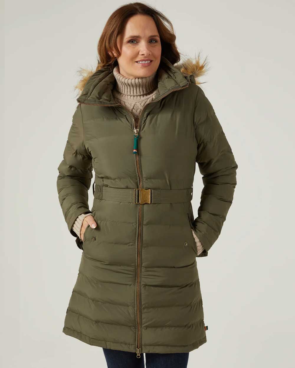 Alan Paine Calsall Ladies Jacket in Olive 