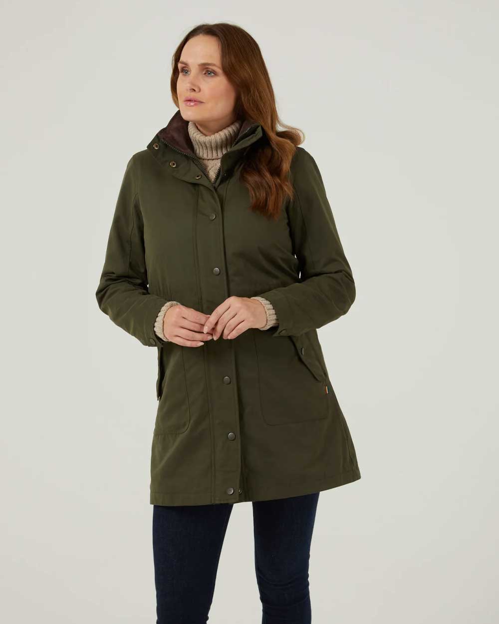 Alan Paine Milwood Womens Jacket in Olive