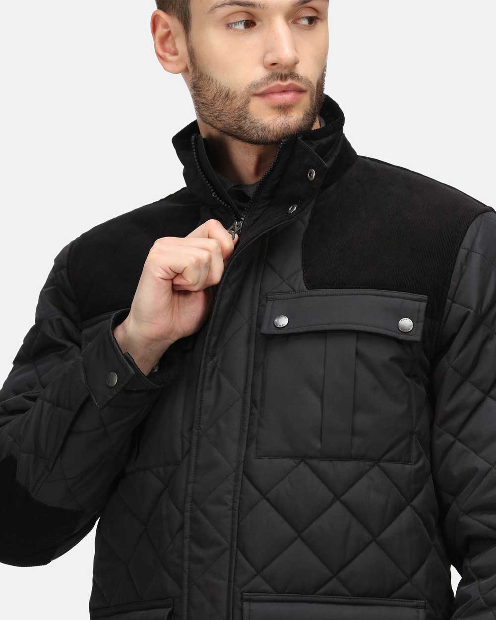 Regatta Padbury Quilted Jacket In Black 