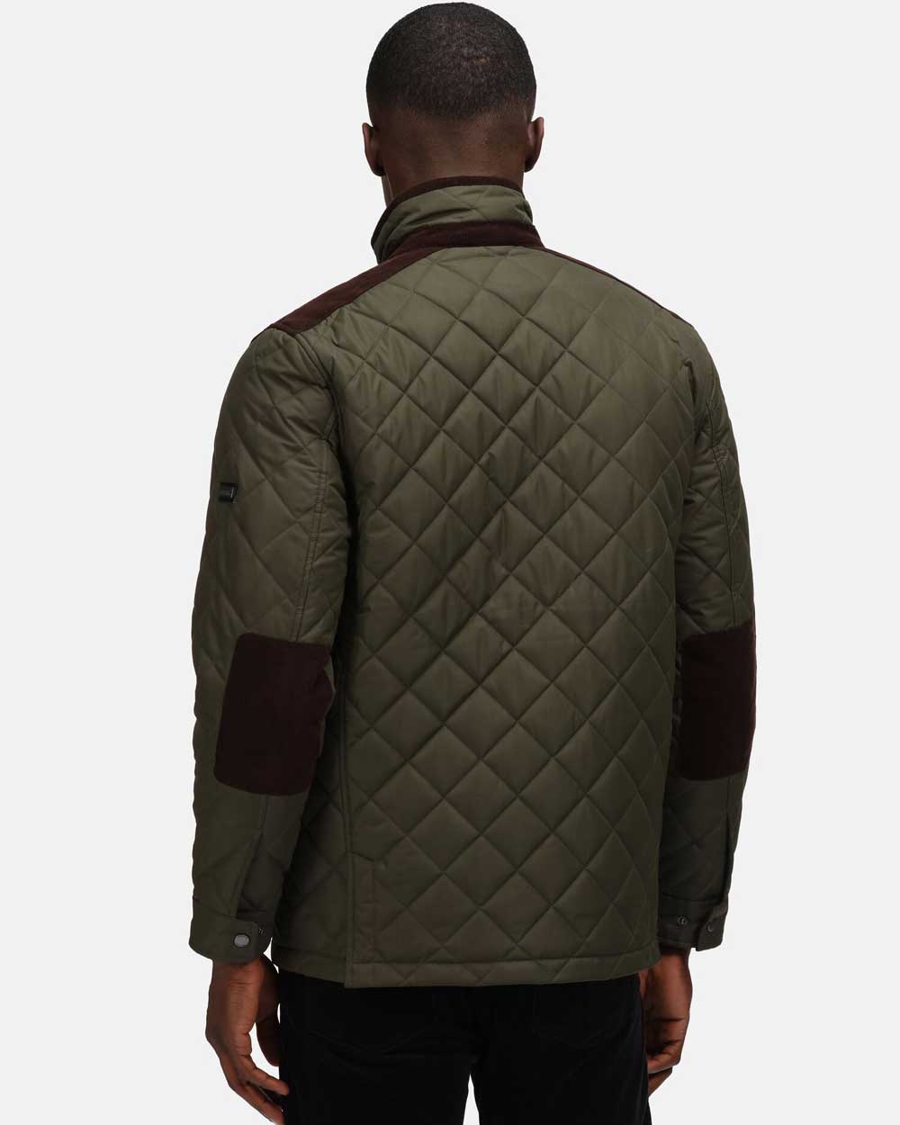 Regatta Padbury Quilted Jacket In Dark Khaki 