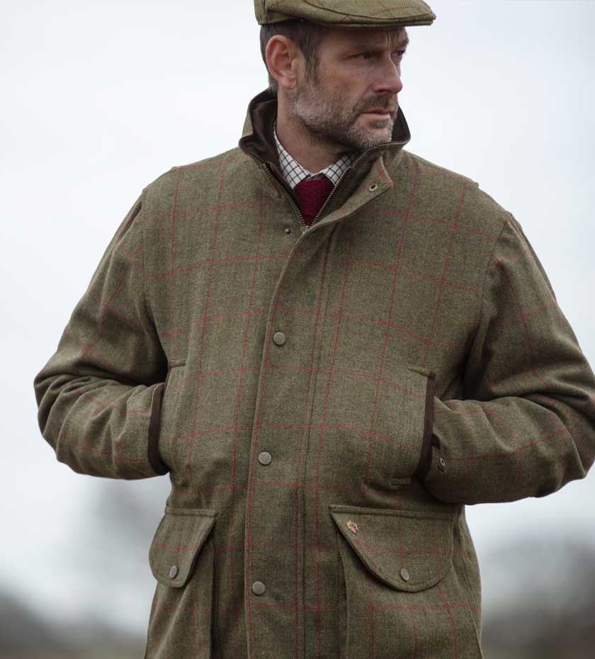Alan Paine's fine English tweed clothing at hollands 