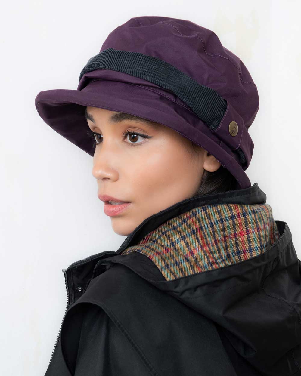 Jack Murphy ladies Waterproof Malvern hat Blackberry 