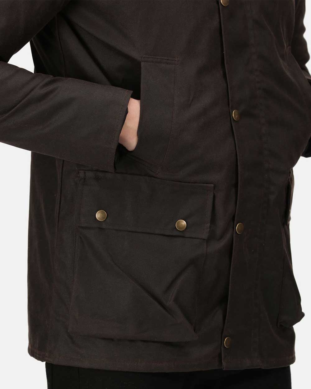 Regatta Banbury Wax Jacket in Brown 