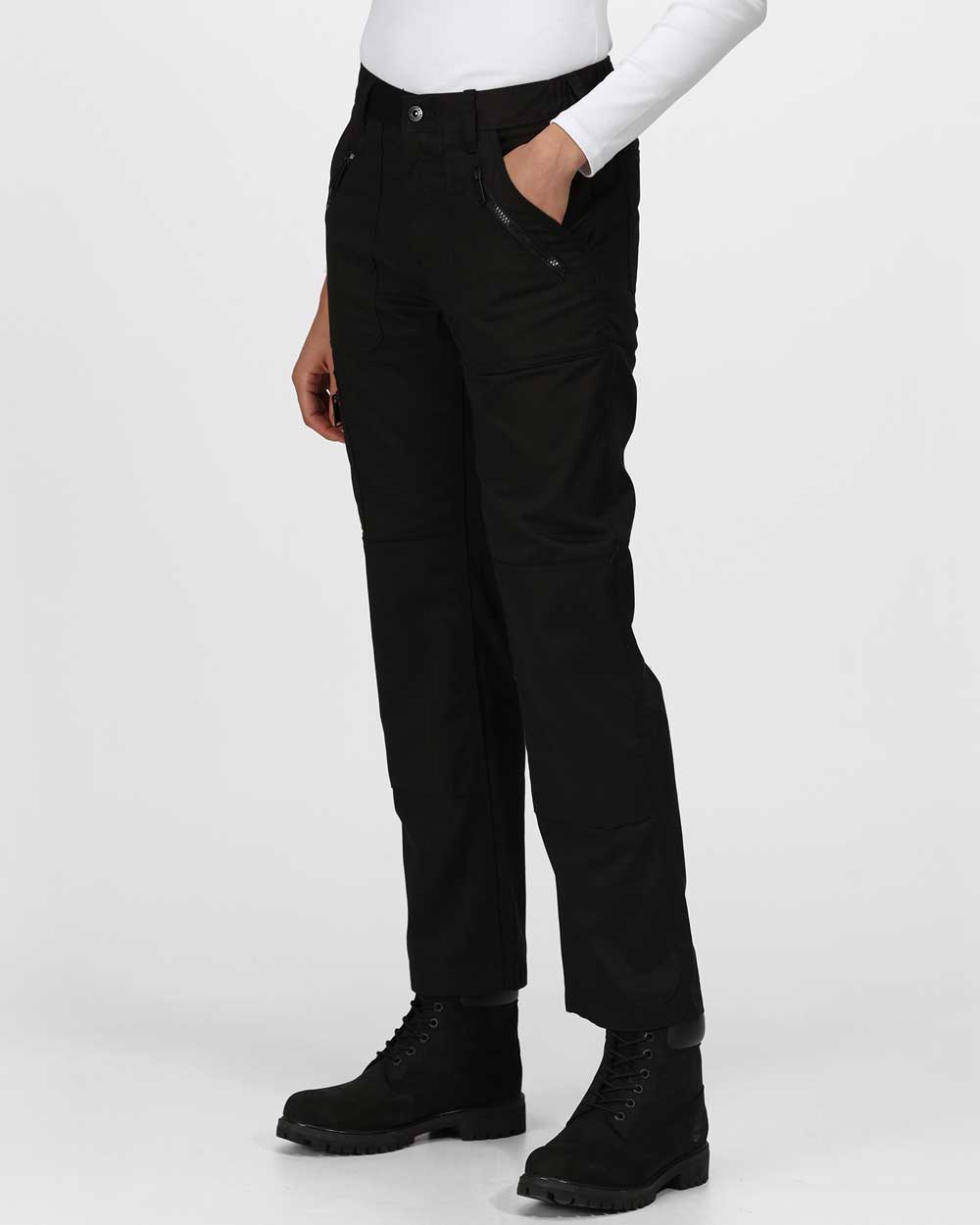 Regatta Womens Pro Action Trousers in Black 