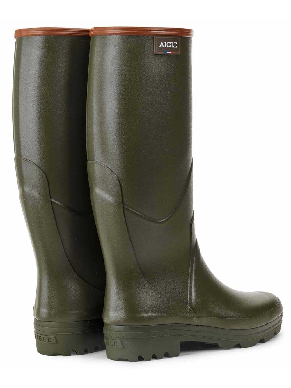 Aigle Chambord Pro 2 Rubber Wellingtons in Khaki