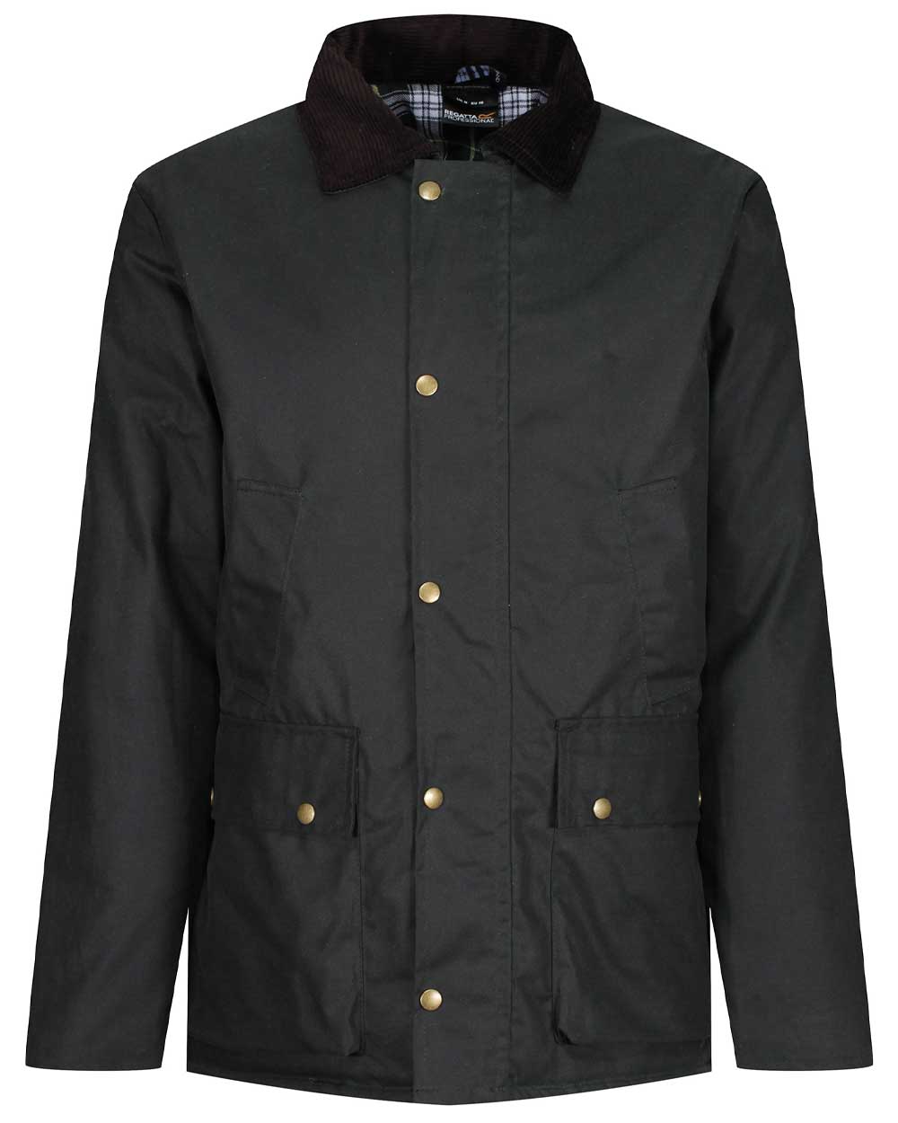 Regatta Pensford Insulated Wax Jacket in Dark Khaki 