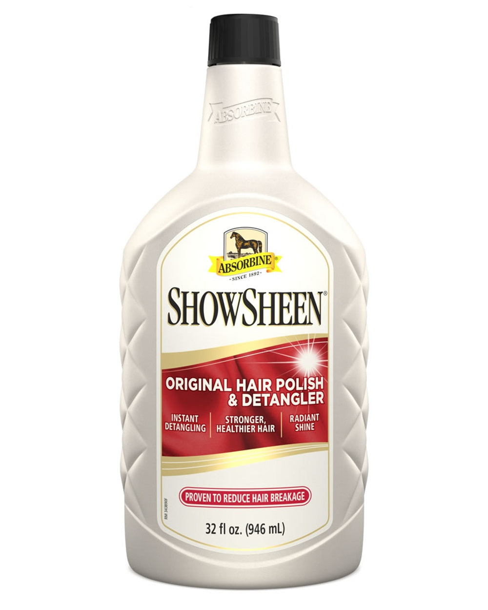 Absorbine Showsheen Hair Polish And Detangler 946 ML on white background