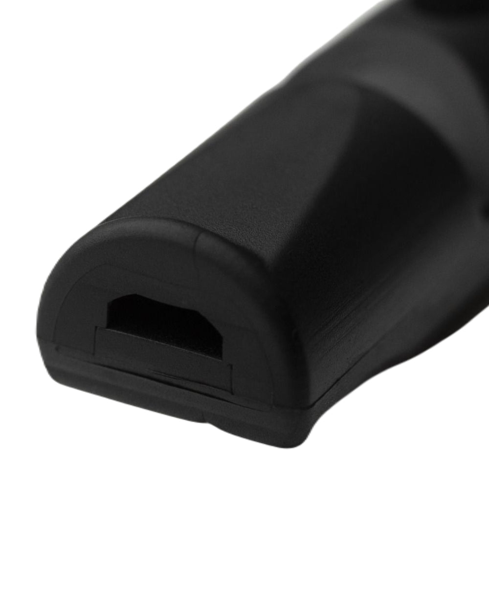 Black Coloured Acme 210.5 Alpha Dog Whistle on white background 