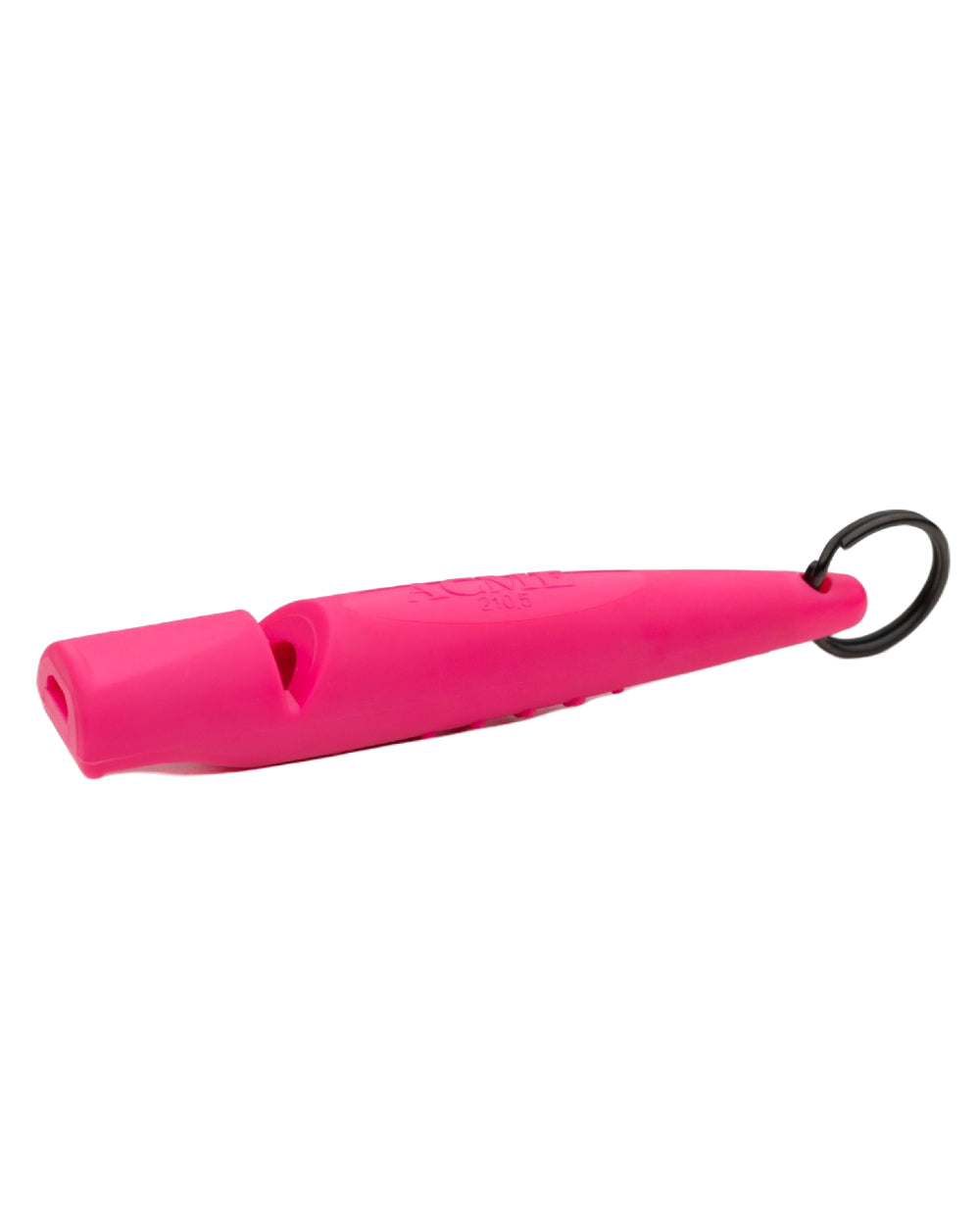 Day Glow Pink Coloured Acme 210.5 Alpha Dog Whistle on white background 