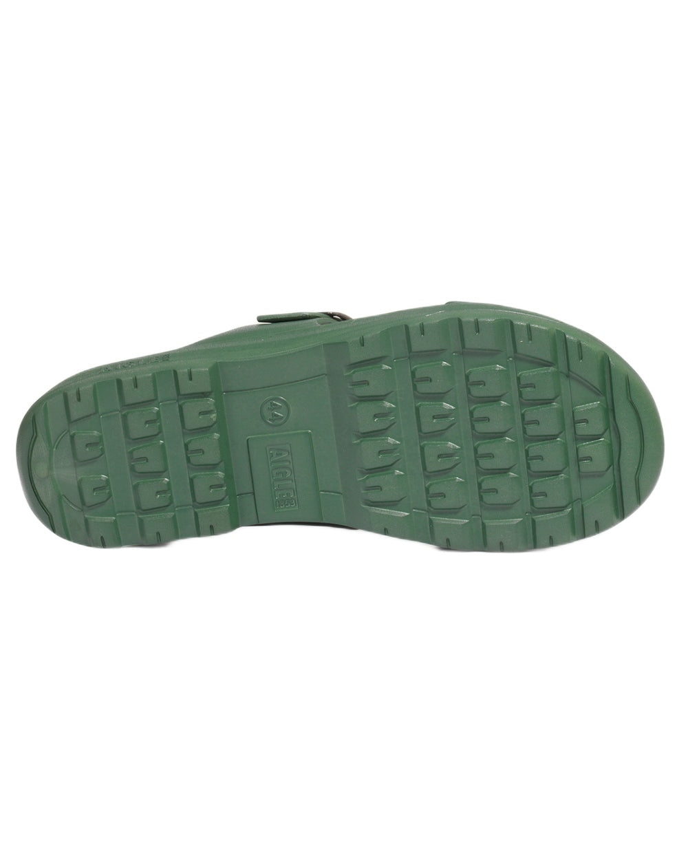 Romarin coloured Aigle Mens Corlay Ultra Light Clogs on white background 