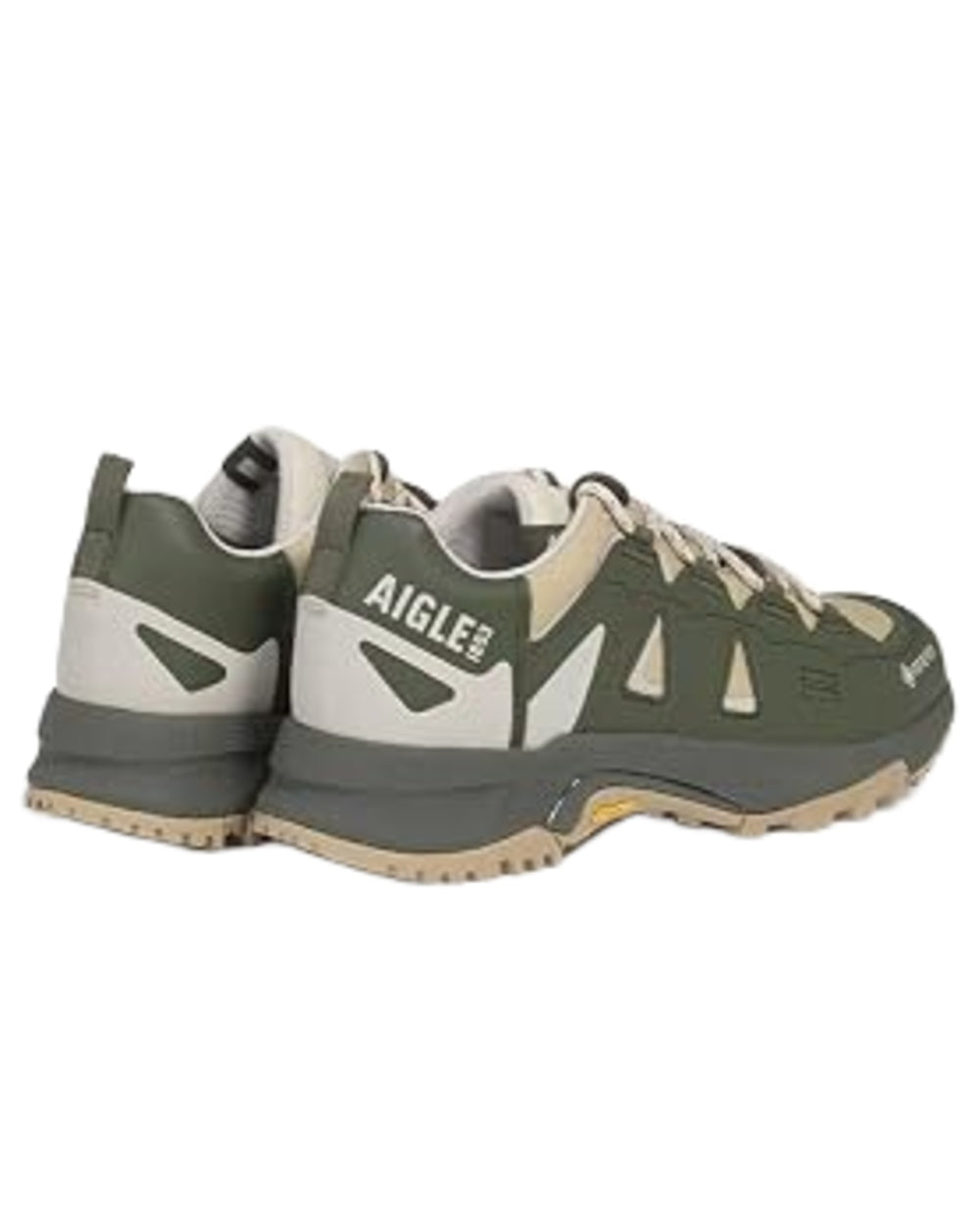 Avocat coloured Aigle Mens Pariot GORE-TEX Sneakers on white background 
