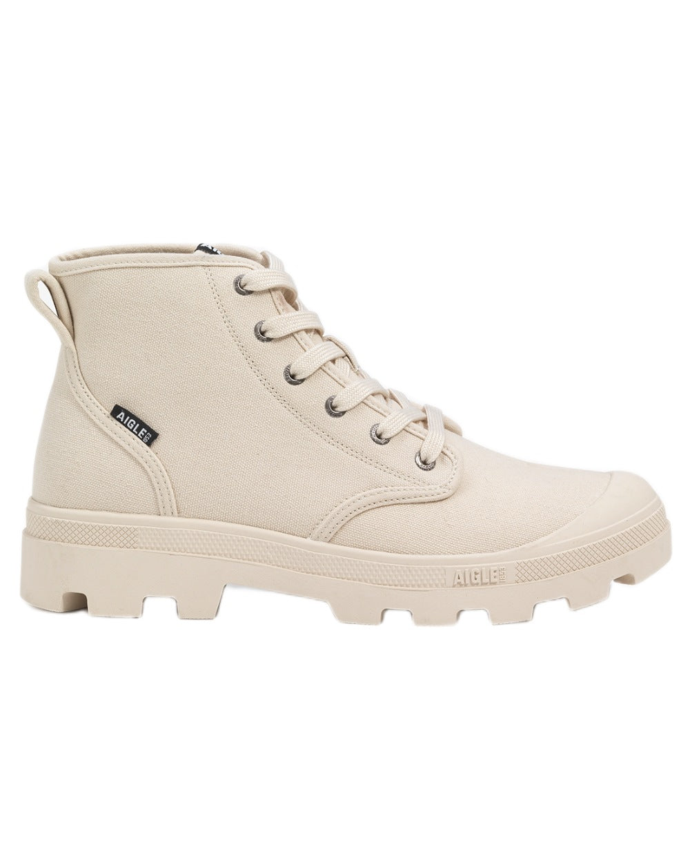 Sable coloured Aigle Mens Tenere CVS Versatile Shoes on white background 