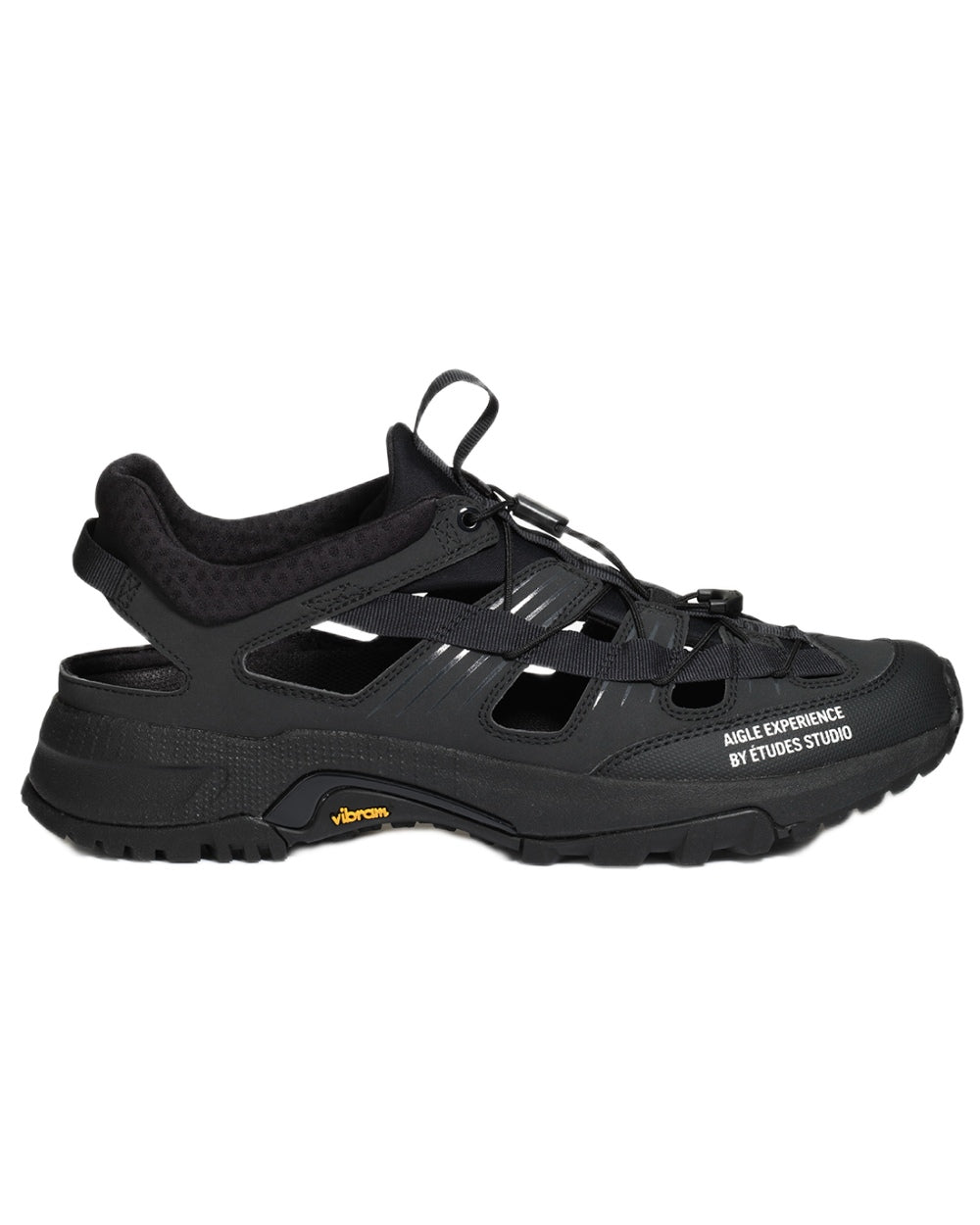 Noir coloured Aigle Pariot Xpert Casual Shoes on white background 