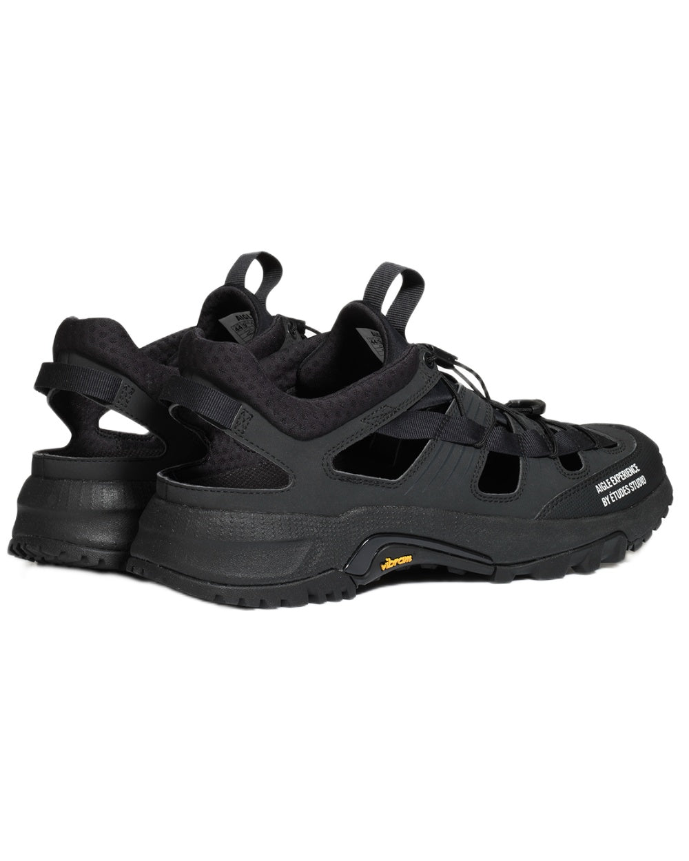Noir coloured Aigle Pariot Xpert Casual Shoes on white background 