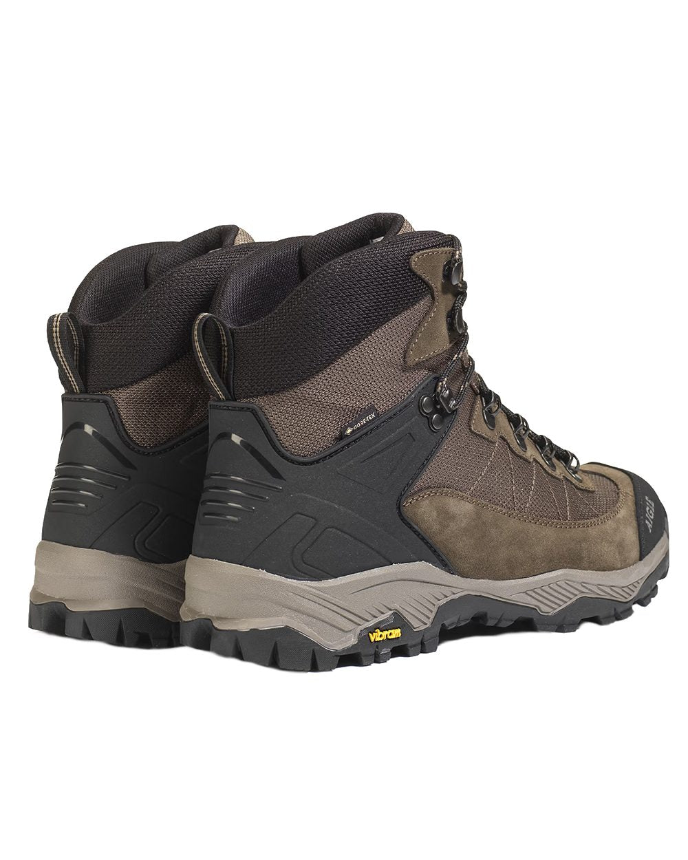 Taupe coloured Aigle Sonricker GTX Boots on white background 