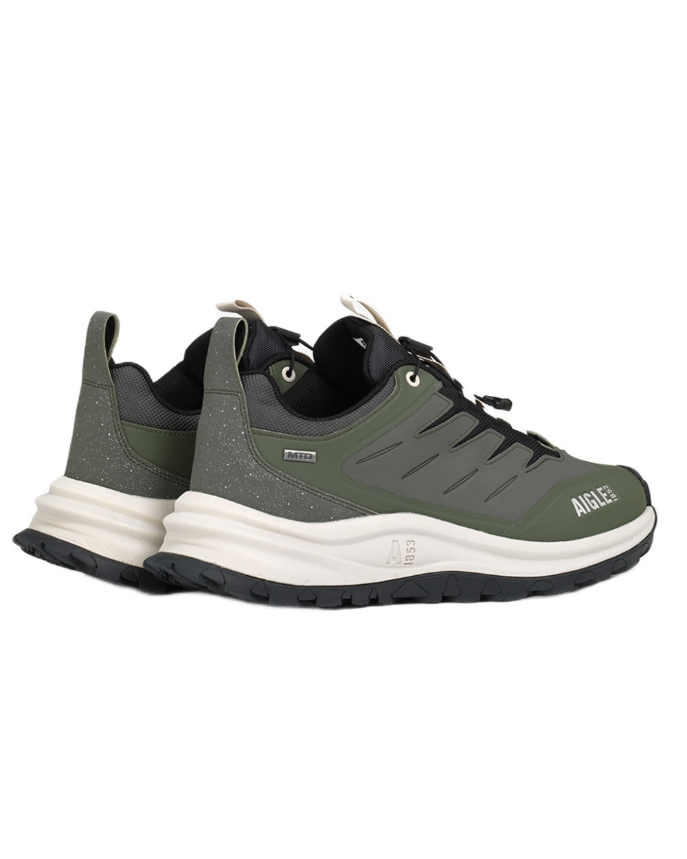 Avocat coloured Aigle Trekkix Low Rise MTD Trekking Shoes on white background 
