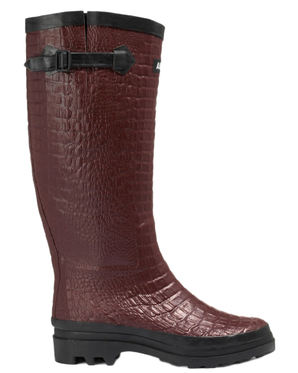 Sureau Aiglentine 2 Crocodile Style Wellingtons on white background 