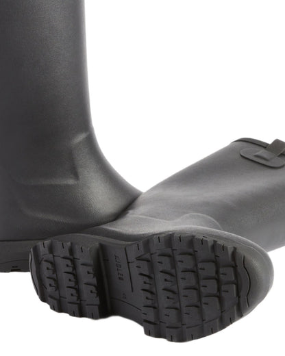 Black coloured Aigle Womens Alya High Leisure Boots on white background 
