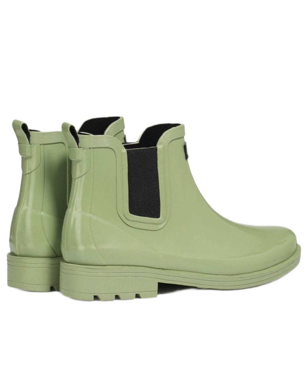 Amande coloured Aigle Womens Carville 2 Rain Ankle Boots on white background 