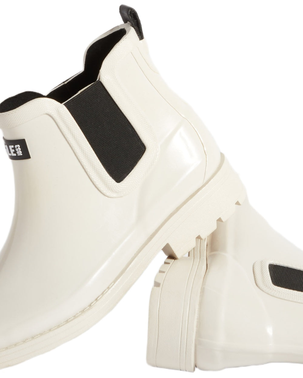 Sable coloured Aigle Womens Carville 2 Rain Ankle Boots on white background 