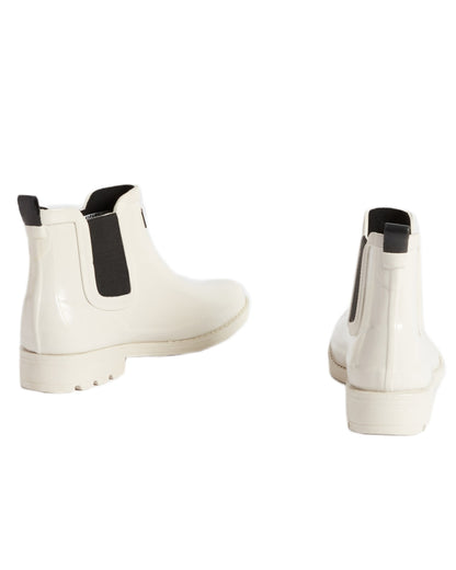 Sable coloured Aigle Womens Carville 2 Rain Ankle Boots on white background 